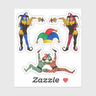 Scrap Boeking Jesters April Fools Dag Sticker