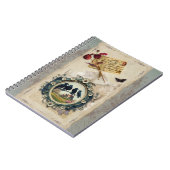 Scrap Boeking met Raven's en Rozen Notitieboek (Linkerzijde)