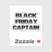 Scrap Book BLACK FRIDAY Capt. Sticker (Vel)