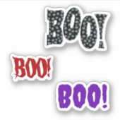 Scrap Book BOO! Halloween Sticker (Voorkant)