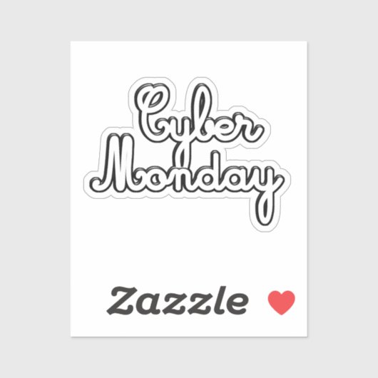 Scrap Book CYBER MONDAY Sticker (Vel)