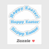Scrap Booking Happy Easter Sticker (Vel)