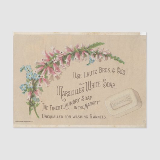 Scrap Ephemera Design Series #25 Tissuepapier (Voorkant)