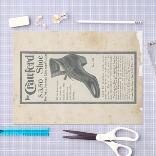 Scrap Ephemera Design Series #7 Tissuepapier (Craft)