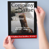 Scrap Yard Winter Reclamebrochure Flyer (Hand)