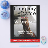 Scrap Yard Winter Reclamebrochure Flyer (Enkel)