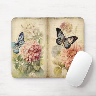 Scrapbook achtergrond papier schilderen  Rustiek Muismat