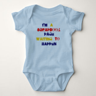 SCRAPBOOK BABY ROMPER