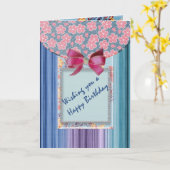 Scrapbook Birthday Kaart (Gele Bloem)