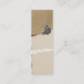  Scrapbook Bloemen Thema Mini Bladwijzer Kaart Contactkaartje (Achterkant)