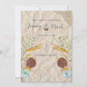 Scrapbook bruiloft uitnodiging (Voorkant)