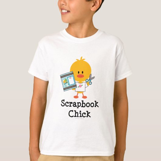 Scrapbook Chick Kinder T shirt (Voorkant)