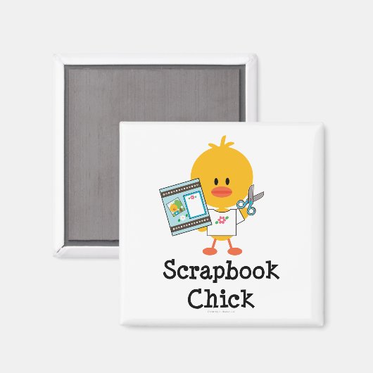 Scrapbook Chick Magnet (Voorkant / Achterkant)