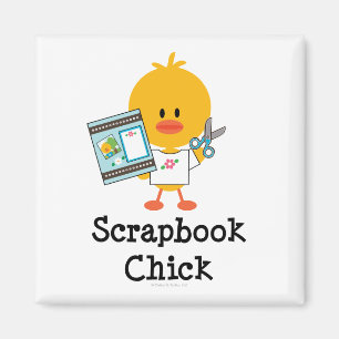 Scrapbook Chick Magnet