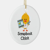 Scrapbook Chick Ornament (Rechts)