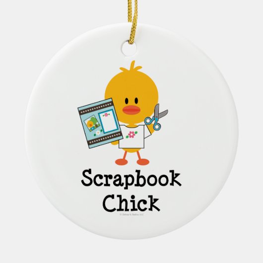 Scrapbook Chick Ornament (Voorkant)