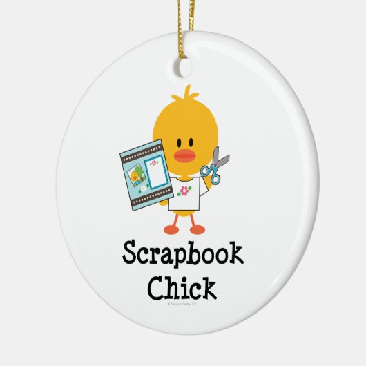 Scrapbook Chick Ornament (Links)
