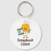 Scrapbook Chick Sleutelhanger (Voorkant)