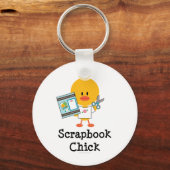 Scrapbook Chick Sleutelhanger (Voorkant)