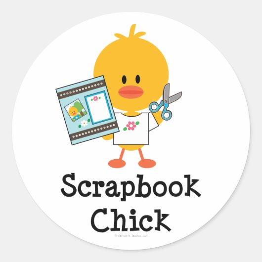 Scrapbook Chick Stickers (Voorkant)