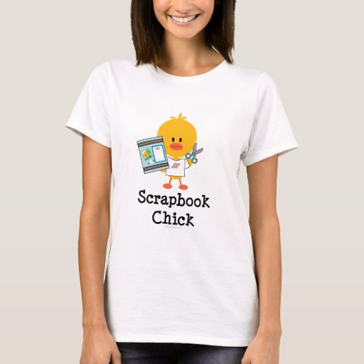 Scrapbook Chick T shirt (Voorkant)