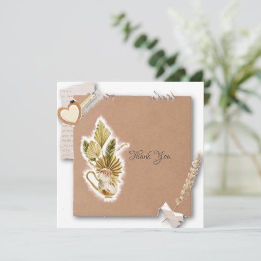 Scrapbook - Dank je wel (Staand voorkant)