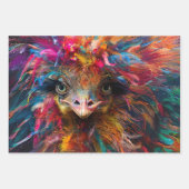 Scrapbook Design Wackadoodle Levendig gekleurd Inpakpapier Vel (Voorkant 3)