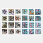 Scrapbook Design Wackadoodle Levendig gekleurd Inpakpapier Vel (Voorkant 2)