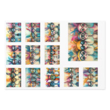 Scrapbook Design Wackadoodle Levendig gekleurd