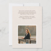 Scrapbook Doodles 3-Photo Snapshot Graduation Aankondiging (Achterkant)