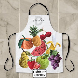 Scrapbook Esthetische Rainbow Crochet Fruit Collag Schort