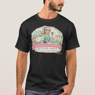 Scrapbook Expo Basic T-shirt 2026 Unisex Zwart