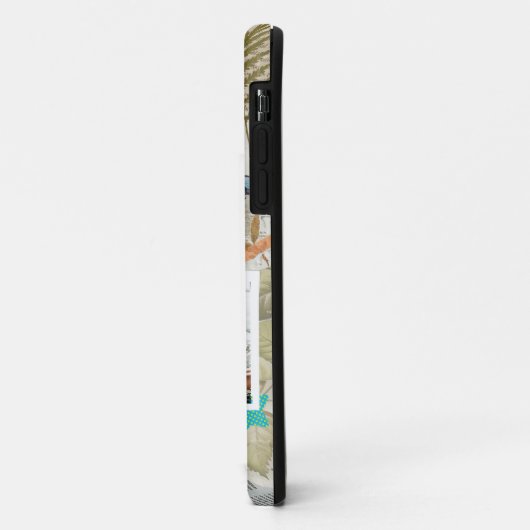  Scrapbook Fotocollage gepersonaliseerd Case-Mate iPhone Case (Achterkant/links)