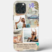 Scrapbook Fotocollage gepersonaliseerd Case-Mate iPhone Case (Achterkant)