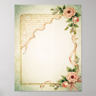 Scrapbook & Junk Journal Paper Digital Download Poster