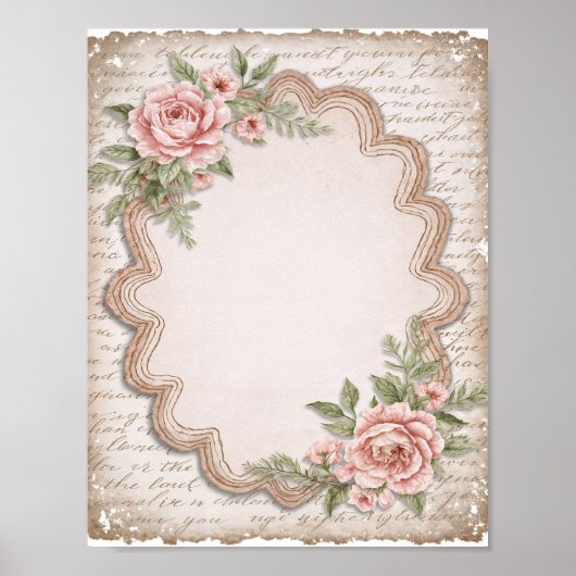 Scrapbook & Junk Journal Paper Digital Download Poster (Voorkant)