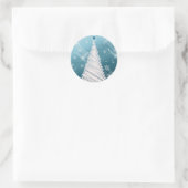 Scrapbook kerstboom stickers - Gepersonaliseerd (Tas)