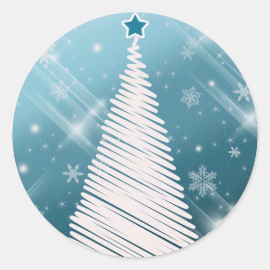 Scrapbook kerstboom stickers - Gepersonaliseerd (Voorkant)