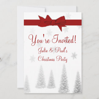 Scrapbook kerstfeestelijke uitnodiging