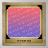 Scrapbook Lijst Creëer Je eigen foto Poster (Voorkant)