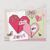 Scrapbook met Love Elements Briefkaart (Voorkant)