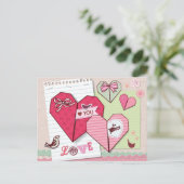 Scrapbook met Love Elements Briefkaart (Staand voorkant)