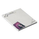 Scrapbook Notepad | Custom Photo & Name Gift Notitieblok (Schuin)