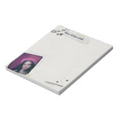 Scrapbook Notepad | Custom Photo & Name Gift Notitieblok (Linkerzijde)