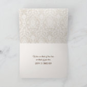 Scrapbook op Damask voor een 1e Jubileum Kaart (Binnen)