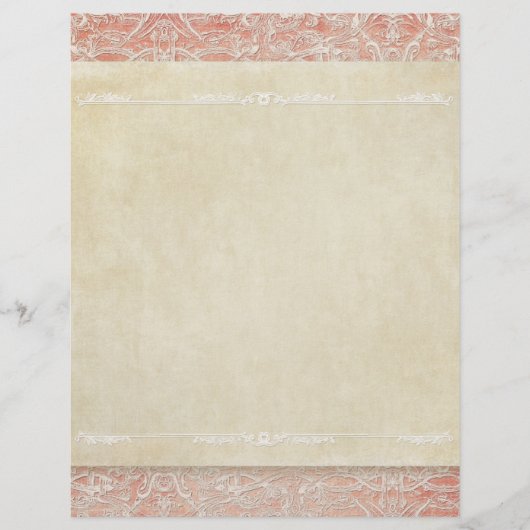 Scrapbook Pagina's Franse Regency Lace Flyer (Voorkant)