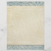 Scrapbook Pagina's Vintage Franse Regency Kant Flyer (Achterkant)