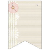 Scrapbook Paper beige Vlaggetjes (Tweede vlag)