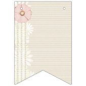 Scrapbook Paper beige Vlaggetjes (Eerste vlag)