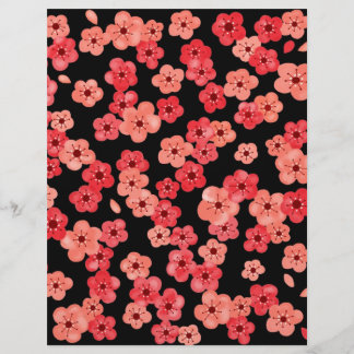 Scrapbook paper met Cherry Blossom